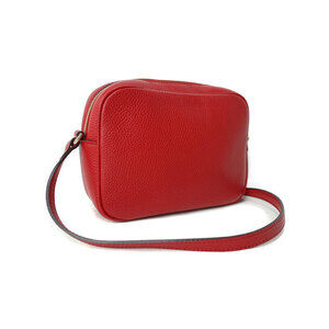 Gucci Crossbody Tassel Pebbled Soho Interlocking Disco Bag GG Leather